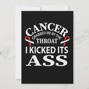 Save The Date Cancer Grabbed Me By The Throat I Kicked