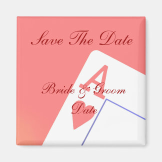 Save the Date Casino Las Vegas Wedding Magnete Magnet