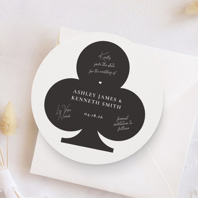 Save The Date Casino Wedding Enregistrer la date (Créateur téléchargé)