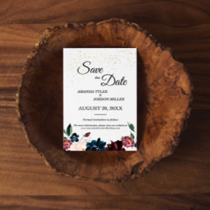 Save The Date Célébration d'été Mariage Enregistrer la date