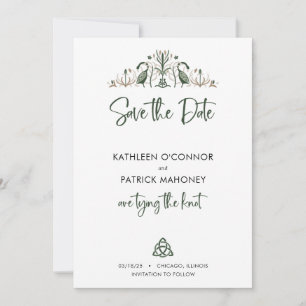 Save The Date Celtic Love Knot Eternity Circle Romantique Mariag