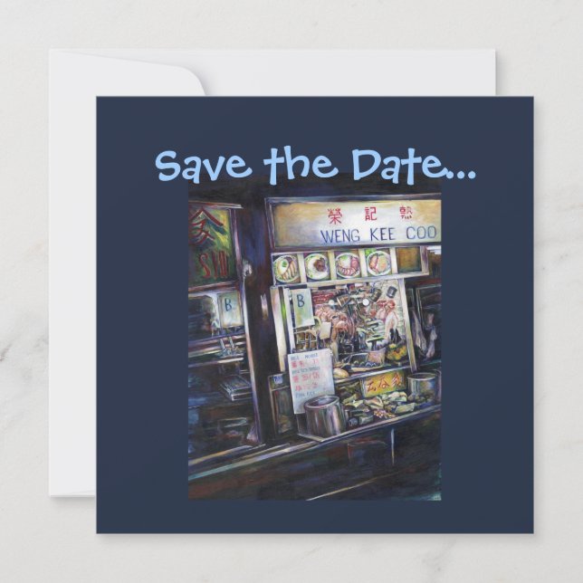 Save The Date Cenosillicaphia, Singapour (Devant)