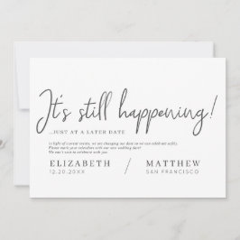 Save The Date C'est toujours en train de se passer ! Mariage élé