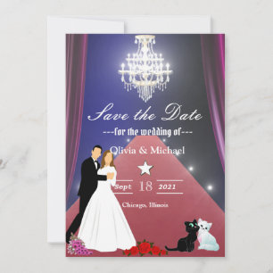 Save The Date Chandelier