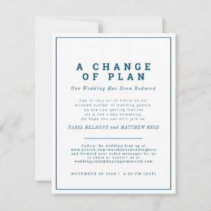 Save The Date Changement de plan de mariage, désinvitation maint