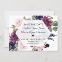 Charm Lavande Purple Floral Bloom Enregistrer La D