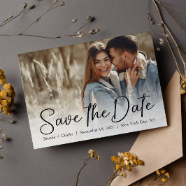 Save The Date Charme et photo moderne