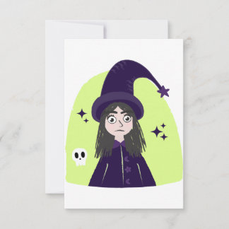 Save The Date Charming Angry Cute Witch