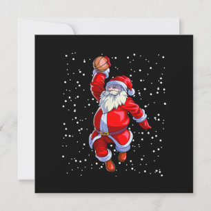 Save The Date Chemise de Noël de basket Hommes garçons Basketbal