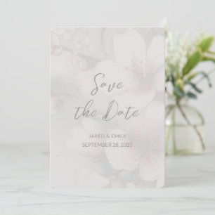 Save The Date Cherry Blossom Mariage Ajouter une photo Enregistr