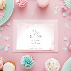 Save The Date Cherry Blossom Pretty Enregistrer la date