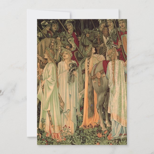 Save The Date Chevaliers médiévaux de la Table Ronde (Devant)