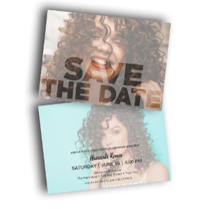 Save The Date Chic Photo Graduation
