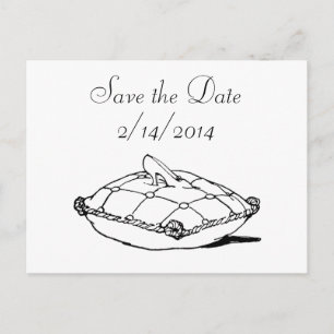 Save the Date Cinderella Slipper Messe Kunst Ankündigungspostkarte