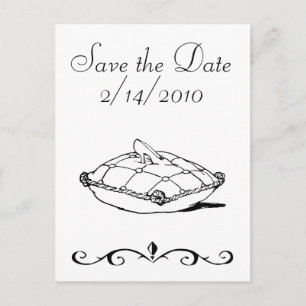 Save the Date Cinderella Slipper Messe Kunst Ankündigungspostkarte