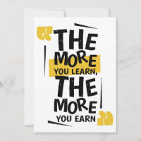 Citation De Succès Plus Vous Apprenez