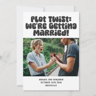 Save The Date Citation drôle et unique de mariage humoristique P