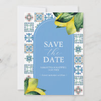 Citron bleu et jaune Amalfi Annonces Mariages