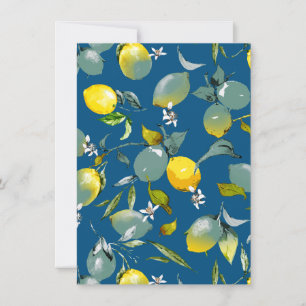 Save The Date citrons aquarelle 29