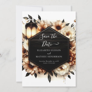 Save The Date Classique Nature Rustique Mariage