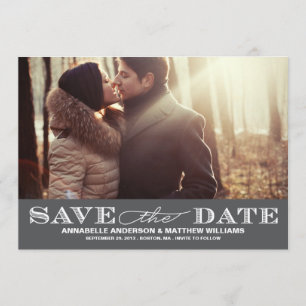 Save The Date Classy Enregistrer la date PostCard