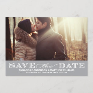 Save The Date Classy Enregistrer la date PostCard