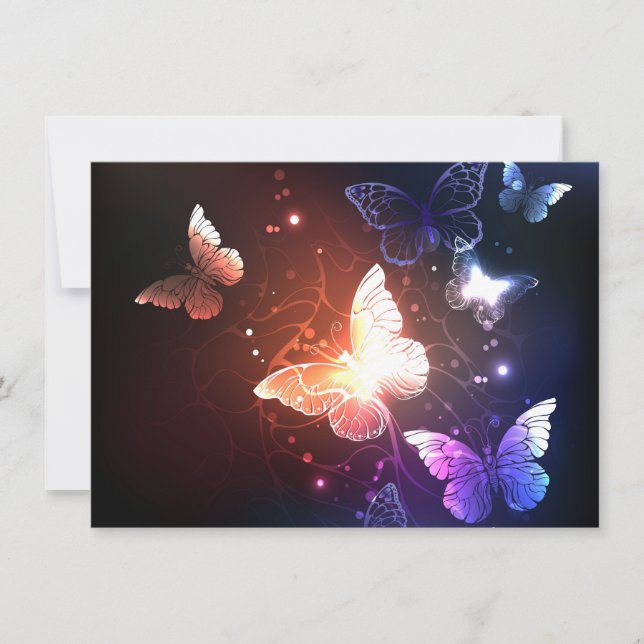 Save The Date Clowing Night Butterflies (Devant)