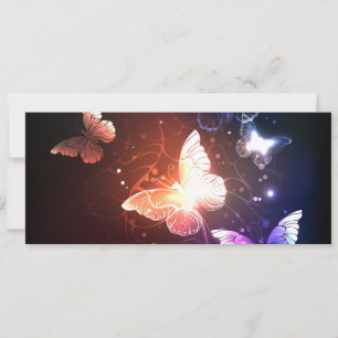 Save The Date Clowing Night Butterflies