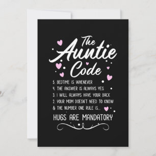 Save The Date Code de la tante