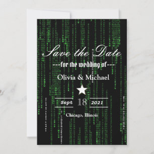 Save The Date Code matriciel