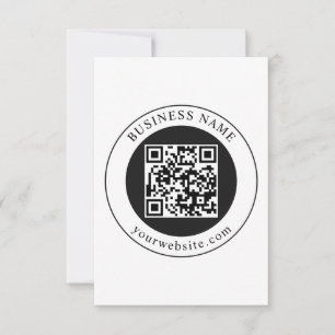 Save The Date Code QR avec nom d'entreprise modifiable