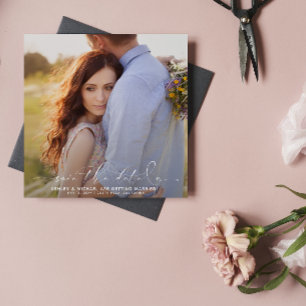 Save The Date Code QR Élégante Typographie de script 3 Mariage p