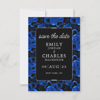 Save The Date Cœurs à profusion Élégant mariage