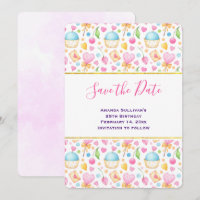 Coeurs et amour délicieux Motif d'aquarelle