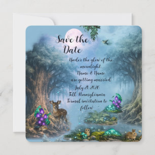 Save The Date Collection de mariage Élégance bioluminescente