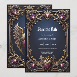 Save The Date Collection de mariage gothique victorien