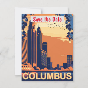Save The Date Columbus City, OH,