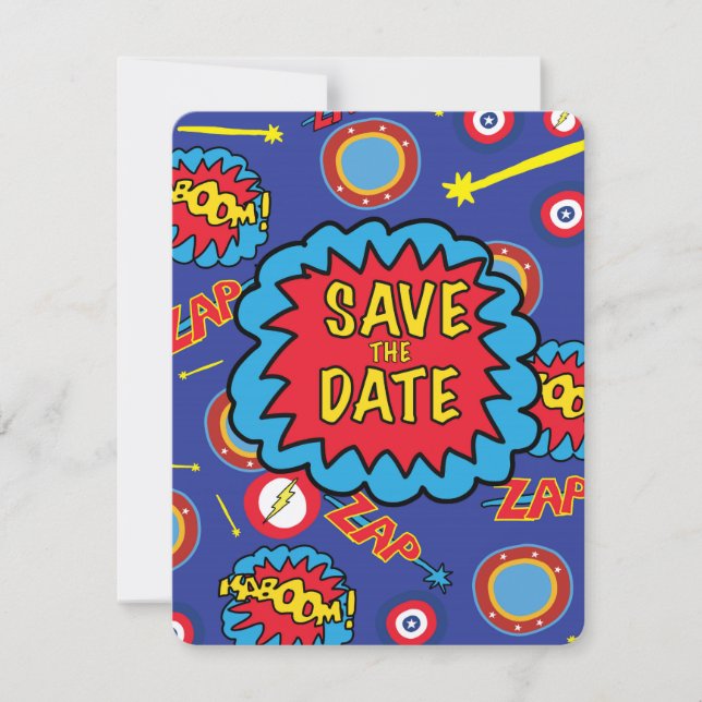Save the Date Comic Heroes (Vorderseite)