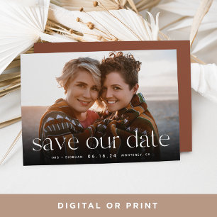 Save The Date Connexion   Photo horizontale