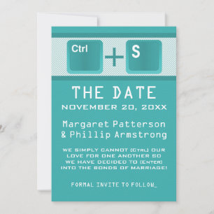 Save The Date Contrôle de clé de l'ordinateur Enregistrer la dat