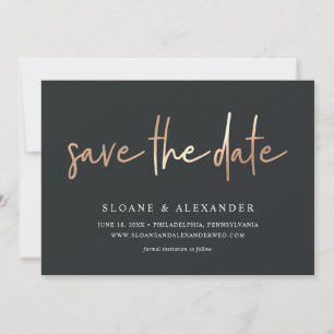 Save The Date Copier d'esquisse décontracté   Mariage moderne