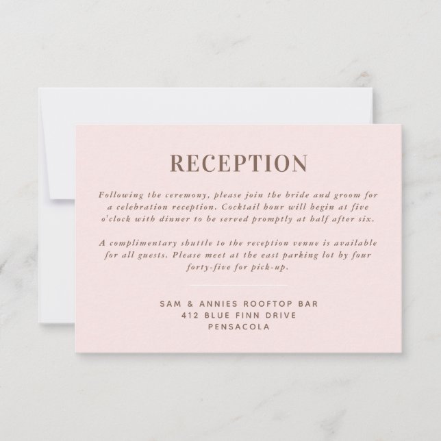 Save The Date Coral Aquarelle Rose Floral Mariage (Devant)