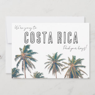 Save The Date Costa Rica Destination Beach Mariage