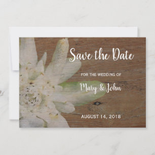 Save The Date Country Mountain Mariage Edelweiss Enregistrer la 