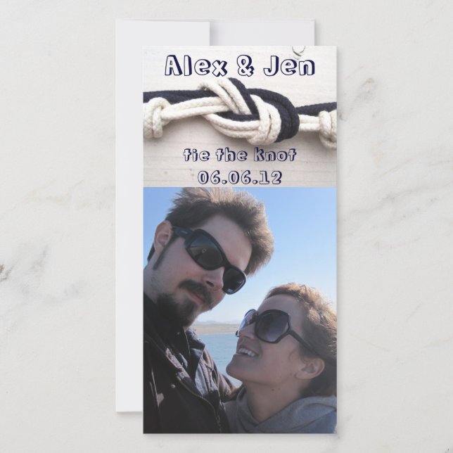 Save The Date Cravate du noeud Enregistrer la date (Devant)