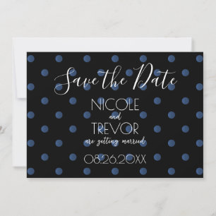 Save The Date Créer votre propre - À petits pois rétro simples