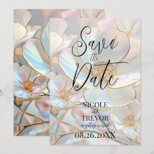 Save The Date Créez Vos Fleurs Iridescentes Personnalisées