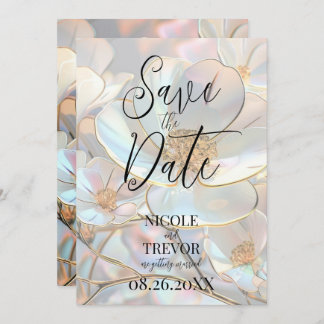 Save The Date Créez Vos Fleurs Iridescentes Personnalisées