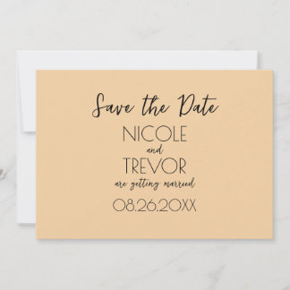 Save The Date Créez votre propre - Minimaliste simple