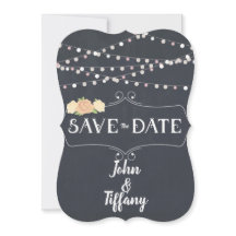 Save the Date Custom Chalkboard Einladung
